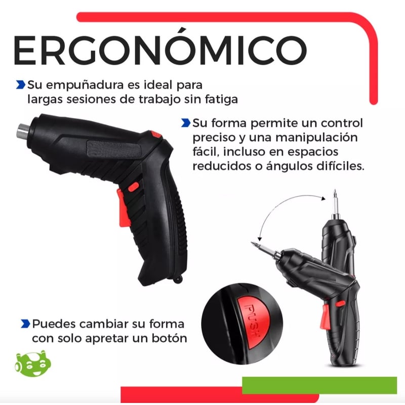 Destornillador Electrico Inalambrico