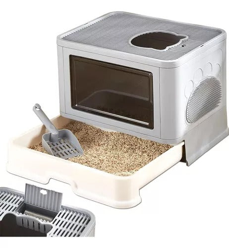 Arenero Para Gato Con Tapa Ventilación B