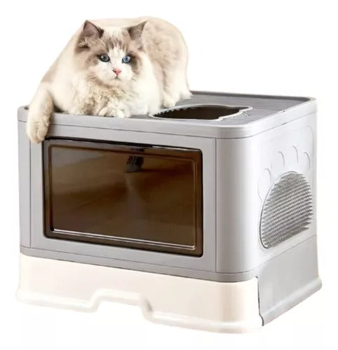 Arenero Para Gato Con Tapa Ventilación B