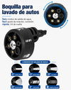Inovoluxe HydroBrush 360 – Cepillo Giratorio a Presión y lleva GRATIS Boquilla Multifunción 6 en 1 para Manguera