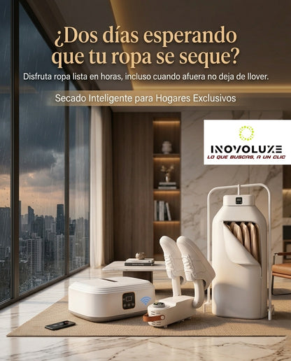 Inovoluxe DryCare Duo – Secador de Ropa y Zapatos