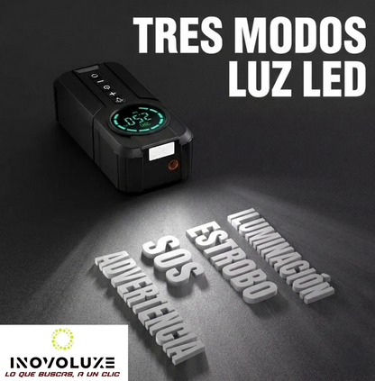 Inovoluxe VoltAir Pro - Arrancador y Compresor Inteligente All-in-One
