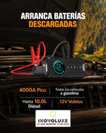 Inovoluxe VoltAir Pro - Arrancador y Compresor Inteligente All-in-One