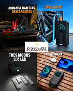 Inovoluxe VoltAir Pro - Arrancador y Compresor Inteligente All-in-One