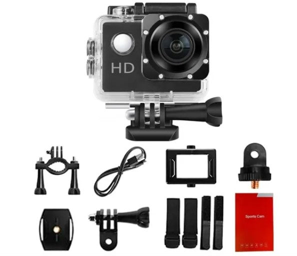Cámara para moto y deportes 4K HD