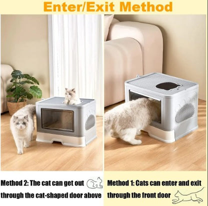 Arenero Para Gato Con Tapa Ventilación B