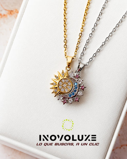 Inovoluxe Eclipse - Collar Duo Sol y Luna
