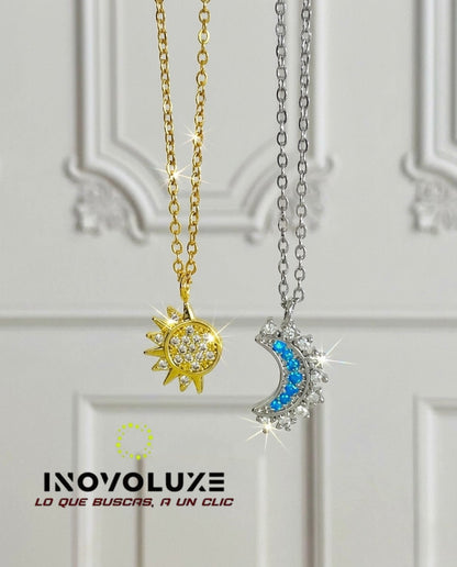 Inovoluxe Eclipse - Collar Duo Sol y Luna