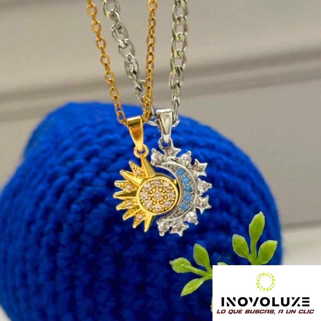 Inovoluxe Eclipse - Collar Duo Sol y Luna