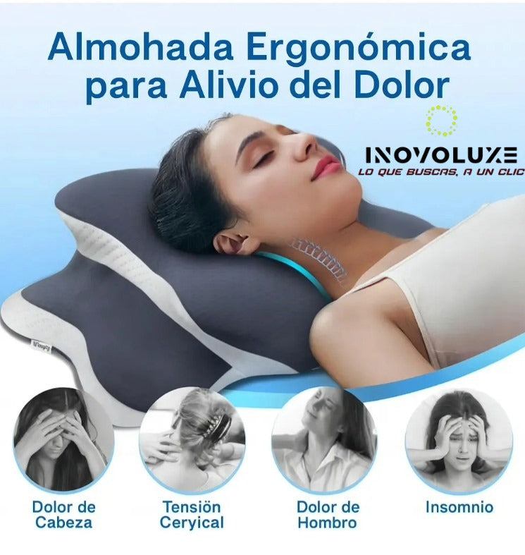 Inovoluxe DreamAlign: Alivia el Dolor Cervical y Llévate GRATIS un Cojín para Piernas