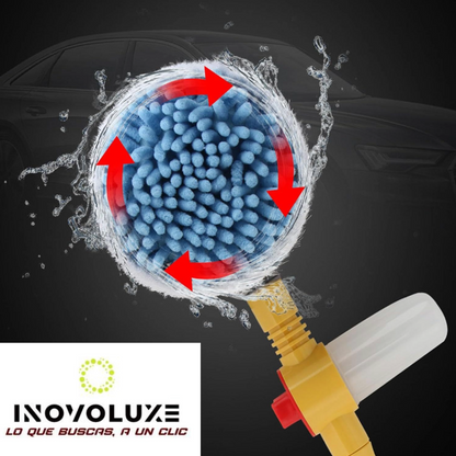 Inovoluxe HydroBrush 360 – Cepillo Giratorio a Presión