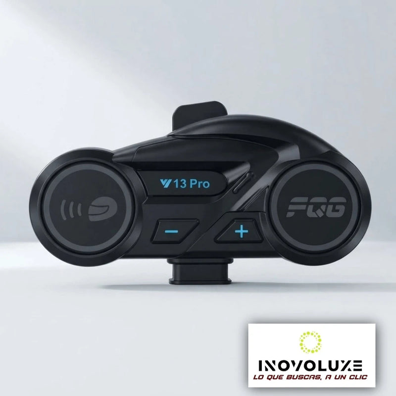 Inovoluxe RideSync Pro - Intercomunicador Bluetooth para Casco