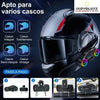 Inovoluxe RideSync Pro - Intercomunicador Bluetooth para Casco
